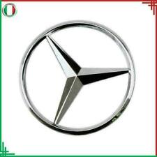 Argento Mercedes Benz Posteriore Cofano Badge Emblema Stella 90mm Nuovo IT