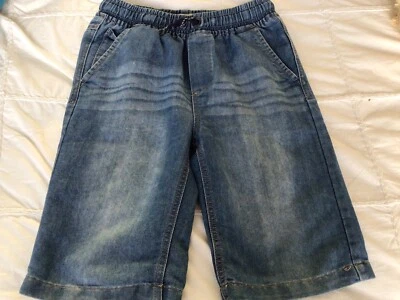 Boys Pumpkin Patch blue denim pull on Shorts size 12 - image 1 of 4