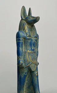 Estatua egipcia Anubis antigüedades dios de la muerte Egipto escultura faraónica piedra - Imagen 1 de 9