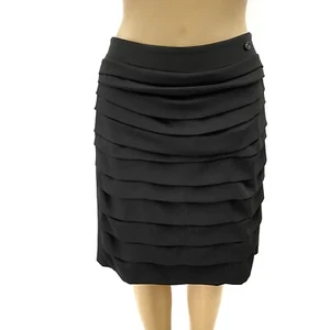 Chanel P3 Black Pleated Skirt Size 42 - Picture 1 of 4