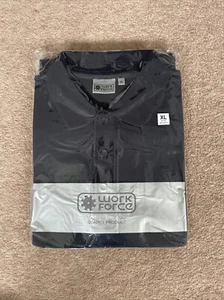 Men's Navy Work Casual Polo Shirt Size XL - Picture 1 of 3