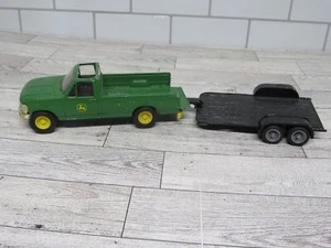 VTG Ertl John Deere Ford F-150 Dealer Pickup truck + Trailer Die cast Metal 1/32 - Picture 1 of 10