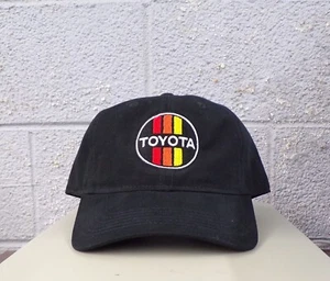TOYOTA Vintage 1970's Logo Adjustable Embroidered Ball Cap Hat New - Picture 1 of 43