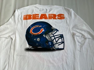 NEW NFL * CHICAGO BEARS REEBOK Long Sleeves 100% Cotton 2 sides printed MEDIUM - Picture 1 of 5