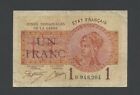 SAAR 1 franc 1919 France Krause 2 VG+ World Paper Money