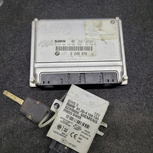 BMW 3 E46 0281001445 2249970 2.0d ECU SET - Picture 1 of 4