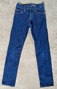 Gap Kids Boys Dark Wash Denim Jeans 12 Slim Original StraitCasual Kids EUC - Picture 1 of 6