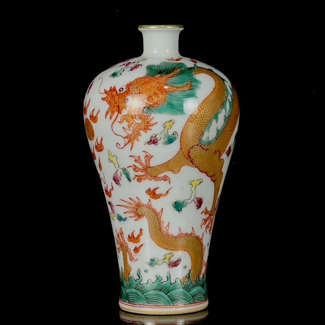 花卉　瓶　中国 中国花瓶- 古董– Diddenantiques