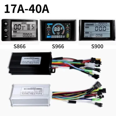 17A 26A 30A 48-72V Controller S866 S966 S900 Display Electric Bicycle Bike Parts - Image 1 of 4