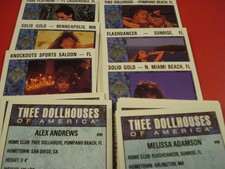 THE DOLLHOUSES OF AMERICA SERIES 1 MINT COMPLETE SET OF 50 SEXY CARDS  