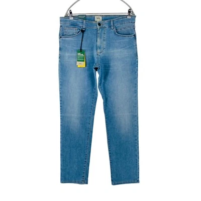 Camel Active Houston Hombre Azul Claro Elástico Regulares Recta Vaqueros W35 L34 - Imagen 1 de 4