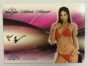 BENCH WARMER : KITANA BAKER LINGERIE #9 AUTOGRAPH CARD SIGNATURE SERIES - Picture 1 of 2