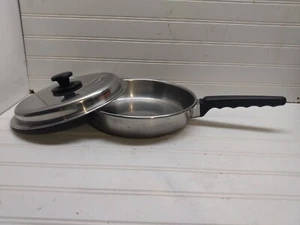 Lifetime Skillet 10" Cookware Regal Ware Stainless Stir Frying Pan Sauté Pot Lid - Picture 1 of 6