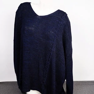 Canda Strickpullover, Oberteil, Pulli, Pullover, Damen, dunkelbau, Gr. XXL - Bild 1 von 6
