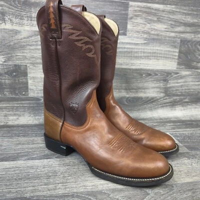 Ariat PRO Western Cowgirl Cowboy Brown Leather Mid Calf Rodeo Boots UK 6.5 EU 40 - Image 1 of 4