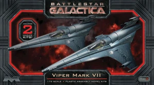 Moebius Models Viper Mark VII 1/72nd Scale Two-pack kit Battlestar Galactica NIB - Picture 1 of 1