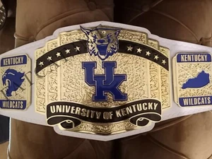 UK University Of Kentucky Heavyweight Championship Belt Replica Customize - Picture 1 of 6