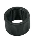 FLUTED Protector Made of 304 Stainless Steel Black Finish 5/8x24, 5/8"-24 Thread