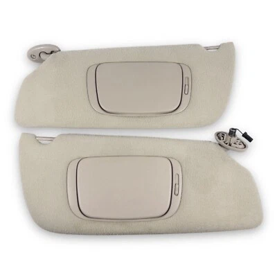 Jeep Grand Cherokee 1999-2003 conjunto de pares de parasoles laterales para conductor y pasajero beige Foto 1 de 4