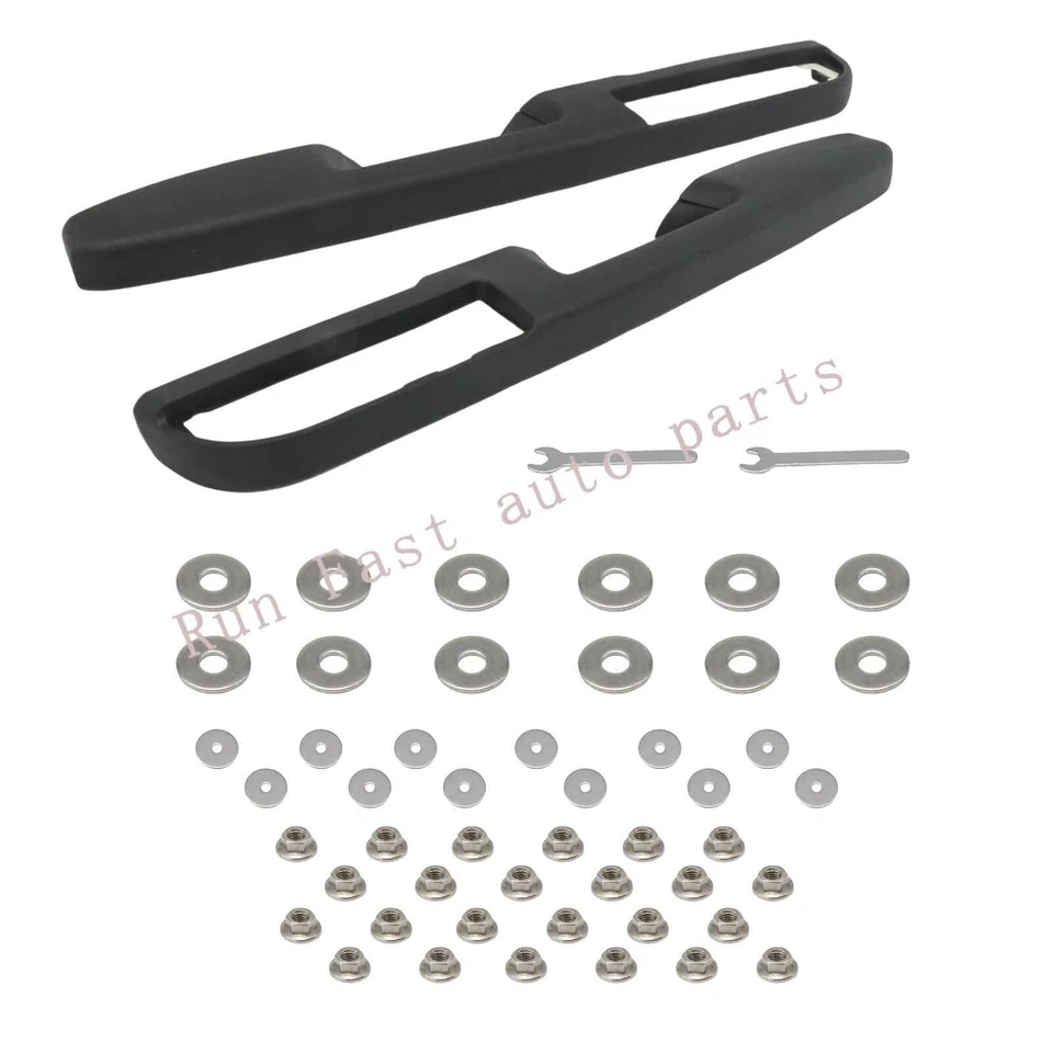 Black Front Left & Right For 2010-14 GMC Yukon XL 1500 Door Armrest Repair 80995 - Image 1 of 4