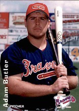 1999 Greenville Braves Grandstand #4 Adam Butler Burke Virginia VA Baseball Card