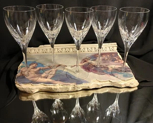 5 Lenox FIRELIGHT KLAR feine Kristall moderne Weingläser SET - Bild 1 von 10