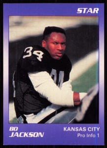 1990 Star Bo Jackson Los Angeles Raiders #6
