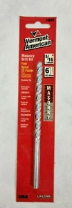 Taladro de mampostería en espiral rápida Vermont American 14025 5/16 X 6 broca un paquete único - Imagen 1 de 3