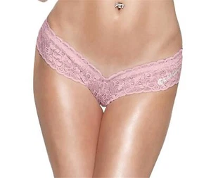 SEXY ROSA SPITZE PENTHOUSE TANGA KURZE HÖSCHEN CQP4018PK - Bild 1 von 2