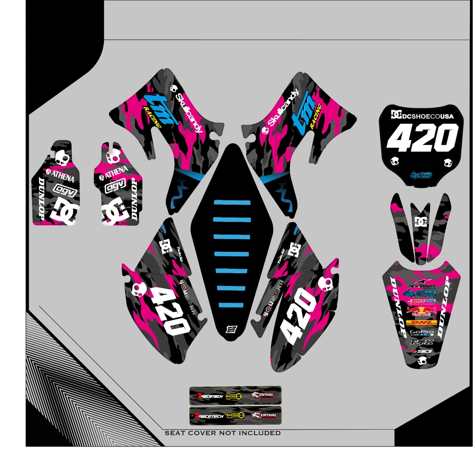 套装图形贴纸水晶 Tm MX 125 2007 07 Isak — 第 1/1 张图片