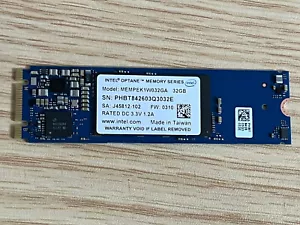 New Intel Optane Memory MEMPEK1VV032GA 32GB PCIe M10 2280 3.0 3D Xpoint NVMe - Picture 1 of 8