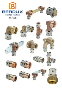 Viega Sanfix Pressfitting 16,20,25mm Fosta Bogen Kupplung ABVERKAUF BESTER PREIS - Bild 1 von 23