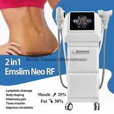 2IN1 Electromagnetic RF Em Body Slim Fat Freezing Cryo Therapy Sculpt Machine