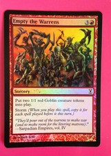 Empty the Warrens  Foil NM/M MTG