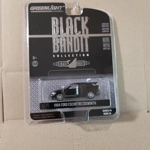 GREENLIGHT FORD ESCORT RS COSWORTH 1994 BLACK BANDIT 1:64 E9 - Picture 1 of 1