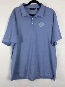 Travis Matthews blaues Poloshirt XXL American Cancer Society Oaktree National - Bild 1 von 5