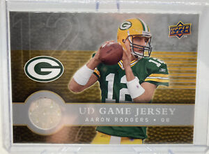 Aaron Rodgers 2008 Upper Deck First Edition UD Game Jersey - Green Bay Packers