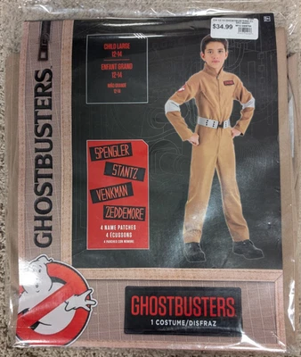 Disfraz de Cazafantasmas JÓVENES Niños Grande Nuevo Halloween Juegos con disfraces Venkman Spengler Foto 1 de 4