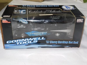 RACING CHAMPIONS CORNWELL TOOLS 1957 '57 CHEVY HARDTOP HOT ROD LE 1:24 DIE CAST - Picture 1 of 3