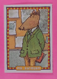 1990's Arthur Scholastic Kids Book Arthur Promo Insert Card Marc Brown Ratburn - Picture 1 of 2