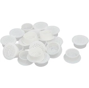 Zapatero 35mm Plástico Cuadrado Malla Agujero Ventilación Aire Persiana Cubierta 20 piezas Blanco - Imagen 1 de 3