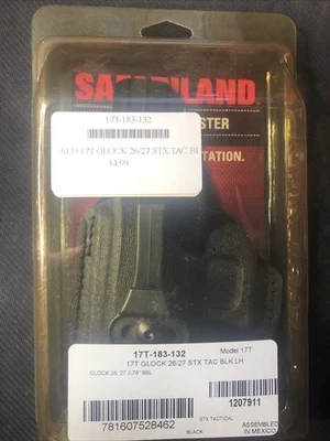 NOS Safariland 17T-183-132 GLOCK 26/27 STX TAC BLK LH MODEL 17T Left Hand - Image 1 of 4