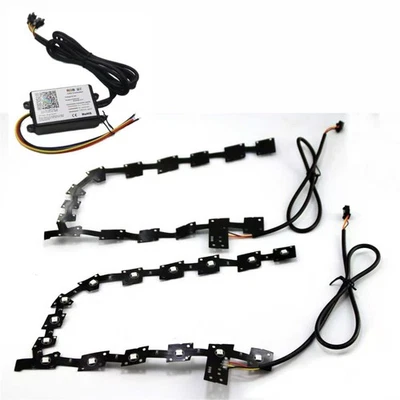 Panel LED DRL Multicolor RGB, APP Control Bluetooth Para Chrysler 300 C 2011-2020 Foto 1 de 4