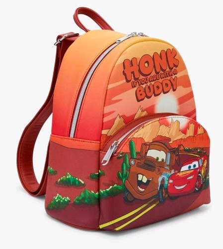 Loungefly Disney Pixar Cars Mater Light Up Mini Backpack NEW  display picture 3