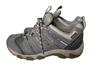 KEEN Women's Koven Low Hiking Shoes Sz 8.5 Steel Grey Cockatoo Outdoor Sneakers - Image 1 of 4