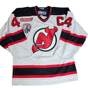 VINTAGE Size 48 SCOTT STEVENS NJ DEVILS 2000 STANLEY CUP PATCH CCM HOCKEY JERSEY - Picture 1 of 7