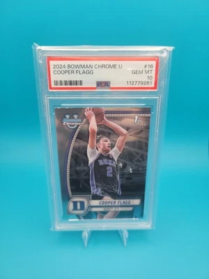 2024 Bowman Chrome U - Cooper Flagg - PSA 10 - image 1 of 2