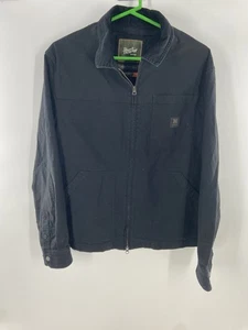 Howler Bros Conveyer Coat Black Canvas Full Zip Men’s Large Chore Coat Barn - Picture 1 of 3