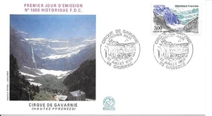 France 1988 FDC Cirque De Gavarnie YT 2547 - Picture 1 of 1
