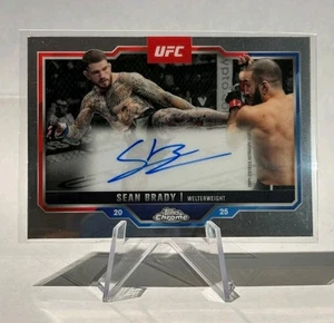 2025 Topps Chrome UFC Sean Brady Auto CRA-SB - Picture 1 of 2